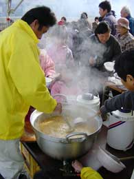 とんど焼雑煮
